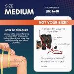 Knee Compression Sleeves - 2 Pack for Pain Relief