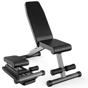 Adjustable 5-in-1 Weight Bench for Home Workouts