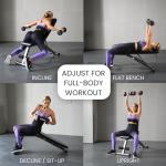 Adjustable 5-in-1 Weight Bench for Home Workouts