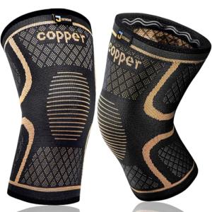 Copper Knee Compression Sleeve for Pain Relief