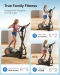 MERACH Self-Powered Quiet Elliptical Machine