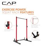 CAP Barbell Red Power Rack Exercise Stand