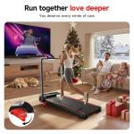 Compact Folding Incline Treadmill for Home Use