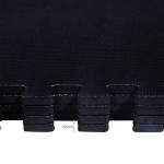 BalanceFrom Interlocking EVA Foam Exercise Tiles - Black
