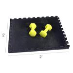 BalanceFrom Interlocking EVA Foam Exercise Tiles - Black