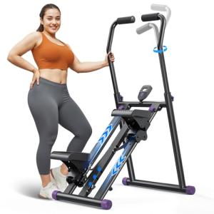 Dual Action Mini Stepper with Resistance Bands