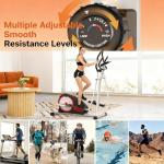 ANCHEER Ultra-Silent Magnetic Elliptical for Home Gym