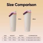 Owala FreeSip Sway Insulated Water Bottle, 30oz