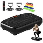 Vibration Plate Exercise Machine for Lymphatic Drainage Weight Loss,SoftGym Power Vibration Plate 300-400 Lbs Capacity Full Whole Body Workout Vibration Platform,Waver Vibration Plate for Home Fitness