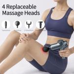 Deep Tissue Massage Gun with 4 Heads