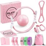 Pilates Ring Set with Resistance Bands and Ball