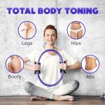 Pilates Ring and Ball Set with Resistance Bands