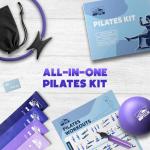 Pilates Ring and Ball Set with Resistance Bands