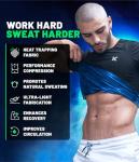 Kewlioo Men's Sauna Sweat Vest - XL Black