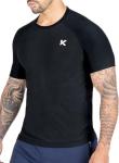 Kewlioo Men's Sauna Sweat Vest - XL Black
