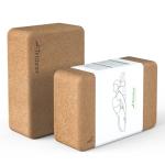 Trideer Eco-Friendly Cork Yoga Blocks (2 Pack)