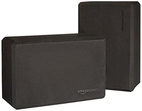 Yoga Block Set of 2 – 4"x9"x6", Black