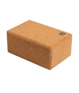 Manduka Lightweight Cork Yoga Block for Travel
