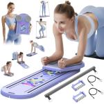 Multifunctional Pilates Board with Resistance Bands