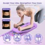 OWLSKY 5-in-1 Foldable Pilates Reformer Board