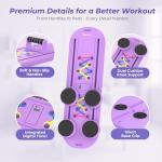 OWLSKY 5-in-1 Foldable Pilates Reformer Board