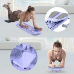 Multifunctional Pilates Board with Resistance Bands