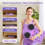 OWLSKY 5-in-1 Foldable Pilates Reformer Board