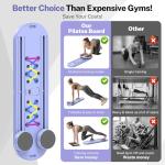 Foldable 7-in-1 Pilates Reformer Board for Home