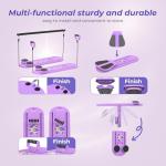 OWLSKY 5-in-1 Foldable Pilates Reformer Board