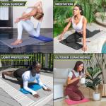 ProsourceFit Extra Thick Yoga Knee and Elbow Cushion