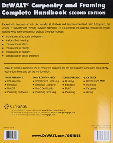 DEWALT Carpentry and Framing Handbook (Complete)