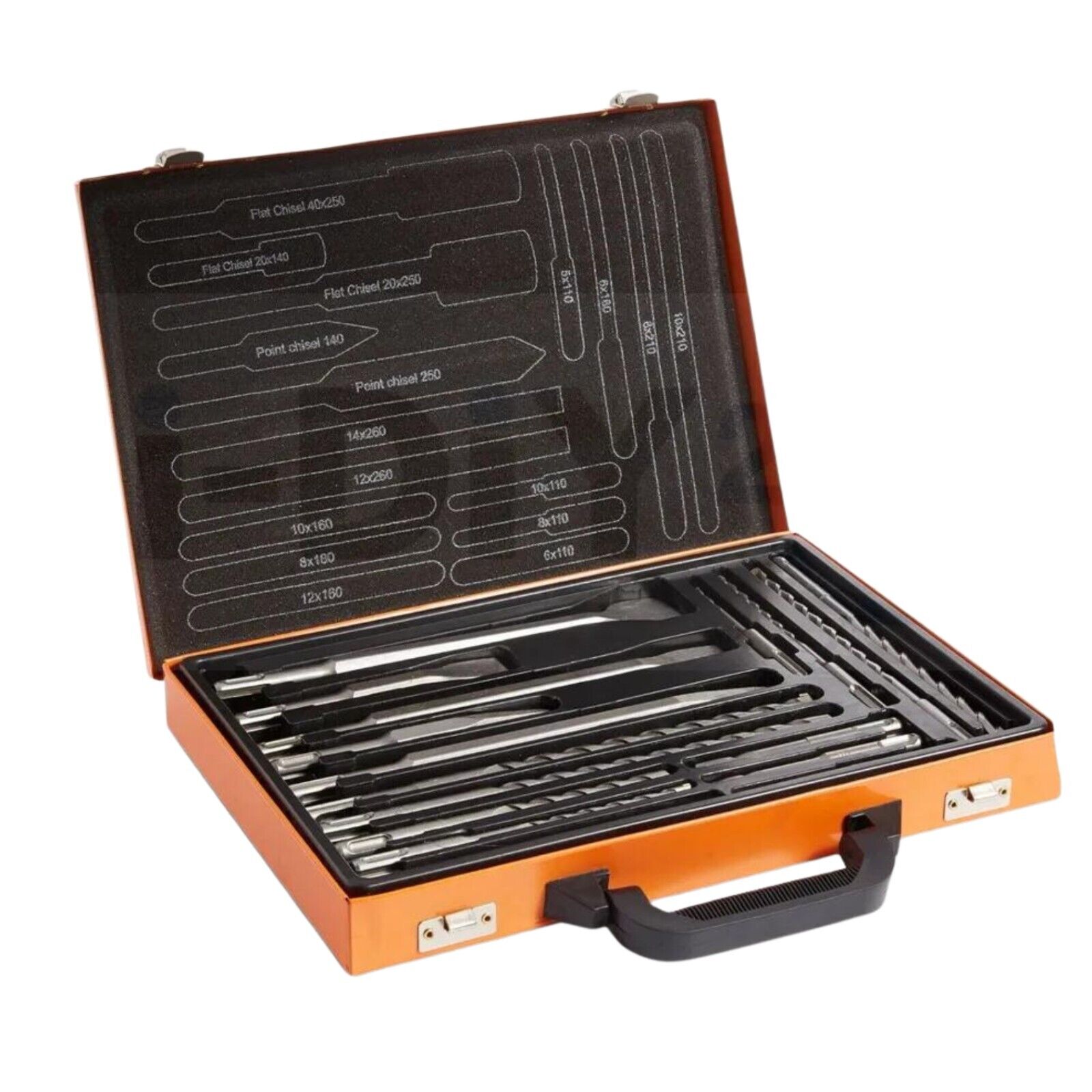 17pc SDS Plus Drill & Chisel Set - Heavy Duty