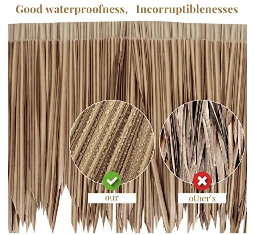 Mexican-style Synthetic Palm Thatch Roll, 24" x 40ft
