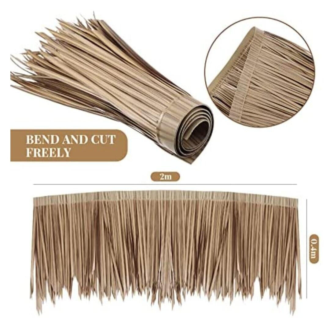 Mexican-style Synthetic Palm Thatch Roll, 24" x 40ft