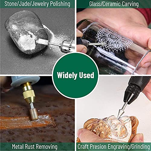 20PCS Diamond Burr Bits for Stone Carving
