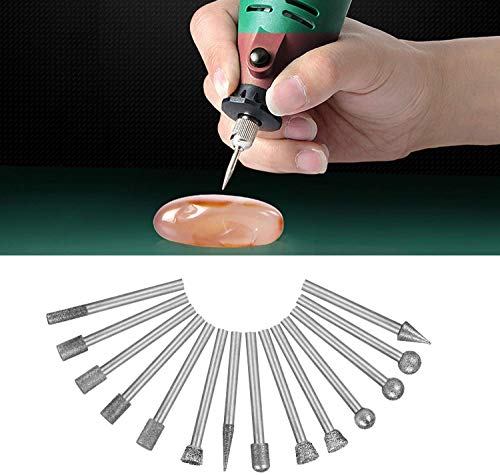 43-Piece Diamond Rotary Burr Carving Set