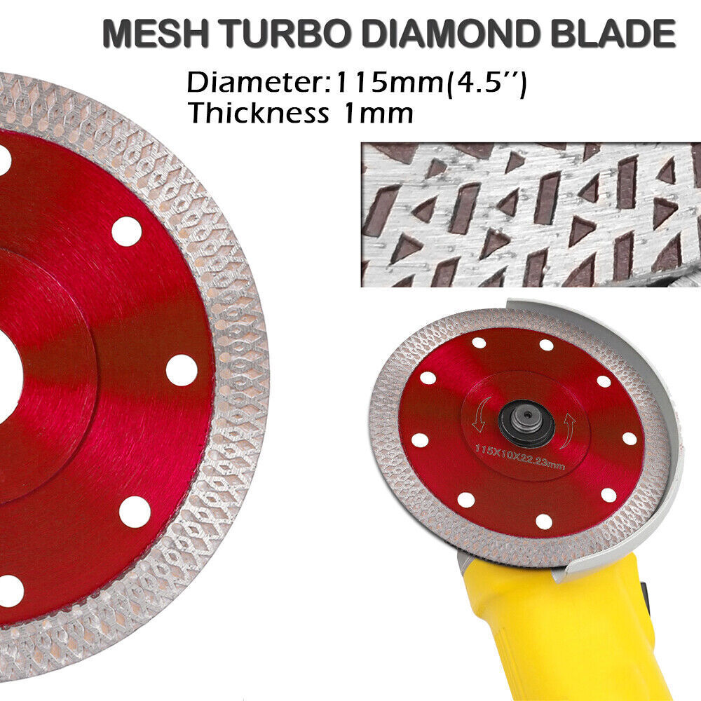 Pair of 4.5" Diamond Cutting Discs