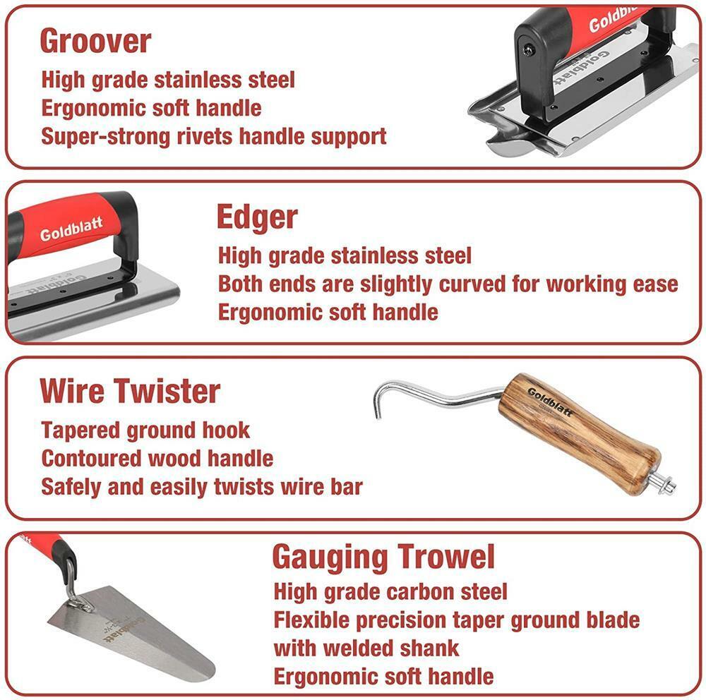 Masonry Hand Tool Set with Bag