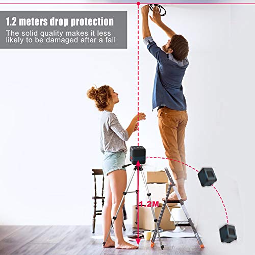 360° Rotatable Cross Line Laser with Carrying Pouch