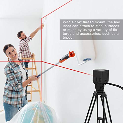 360° Rotatable Cross Line Laser with Carrying Pouch