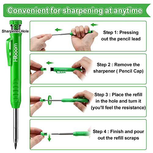 Mastercrafted Carpenter Pencils with Refills