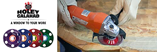 Round Fine Green Holey Galahad Disc for Woodworking