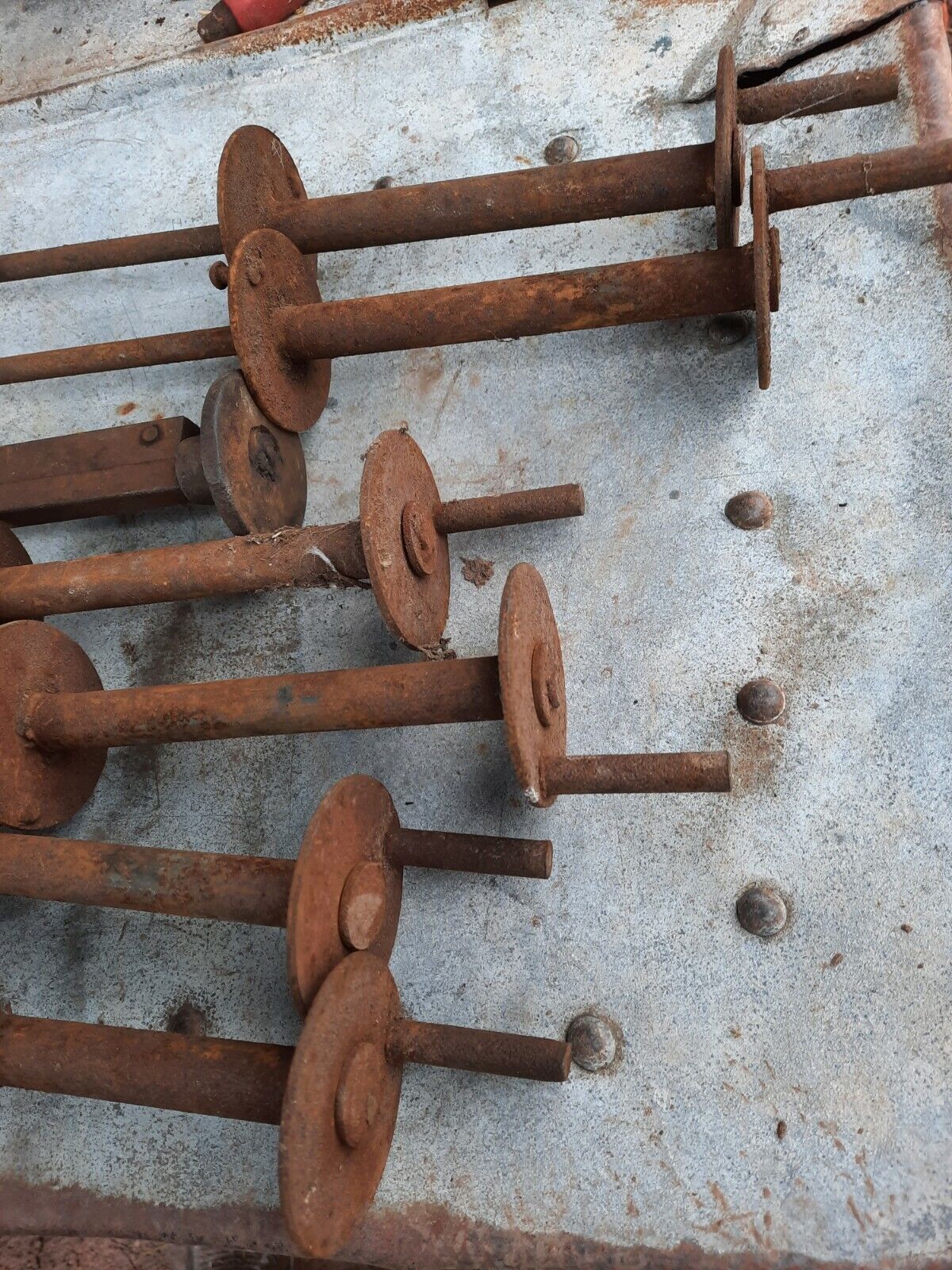 English Thatching Tools and Leather Mitt
