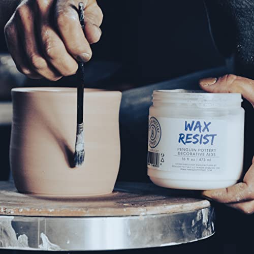 Ceramic Wax Resist for Pottery Glaze - 1 Pint