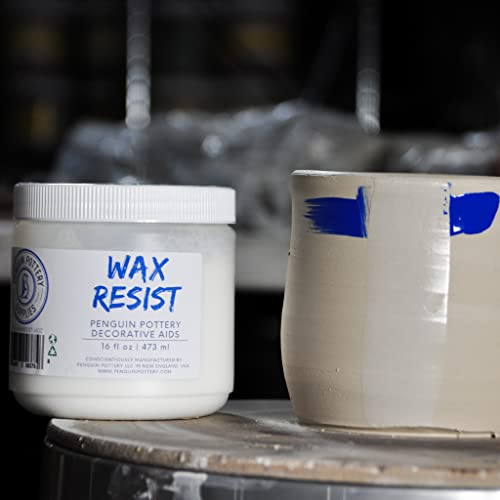 Ceramic Wax Resist for Pottery Glaze - 1 Pint