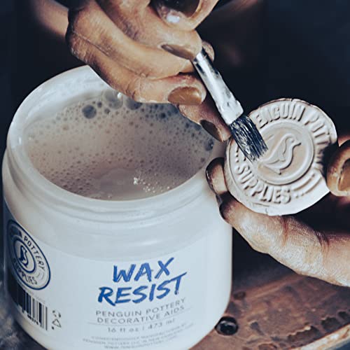 Ceramic Wax Resist for Pottery Glaze - 1 Pint