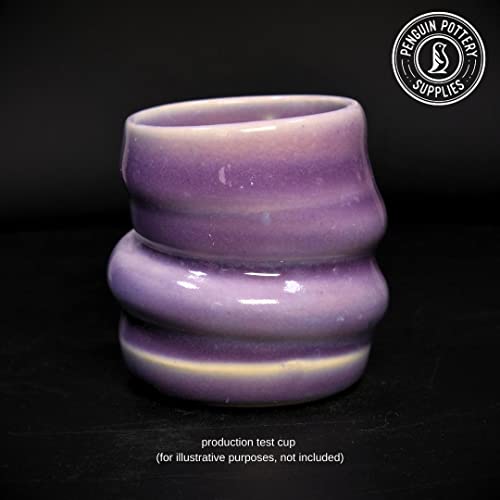 Glossy Translucent Amethyst Ceramic Glaze Pottery