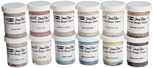 12 Assorted Colors Crystal Magic Glazes