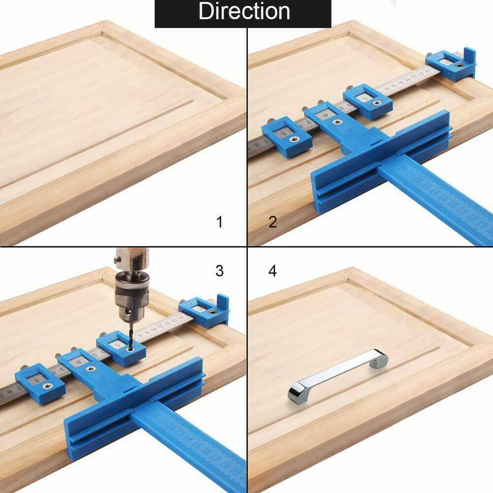 Traditional Woodworking Cabinet Handle Dowel Jig