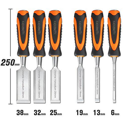 Premium 10 Piece Wood Chisel Set
